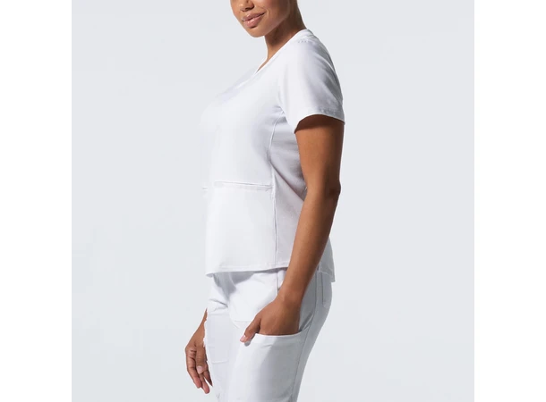 Forward Dametunika med buet V-hals White L 