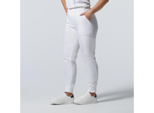 ProFlex bukse med strikk i ben White S 