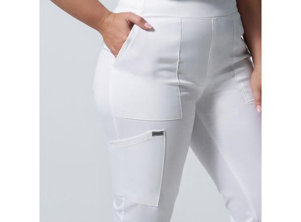 ProFlex bukse med strikk i ben White S 