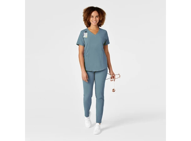 Renew Dametunika med V-hals og sidelomme Elemental Blue L 