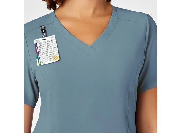 Renew Dametunika med V-hals og sidelomme Elemental Blue L 