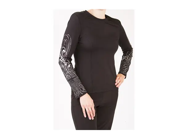 Smitten langermet t-shirt Black XXS 