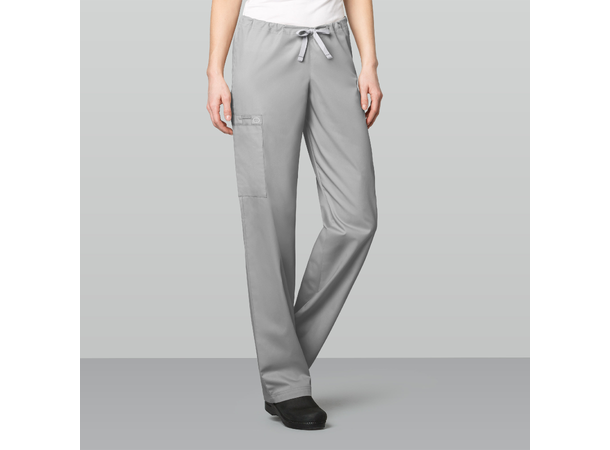 Unisexcargo bukse med snøring Grey S 