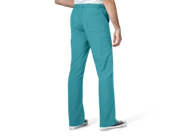 W123 Herrebukse med rette ben Teal XS 