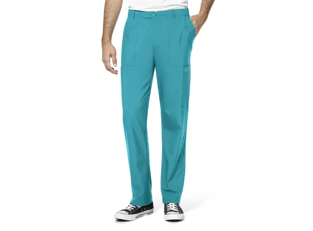 W123 Herrebukse med rette ben Teal XS 