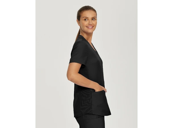 Forward Dametunika med buet V-hals Black XL 