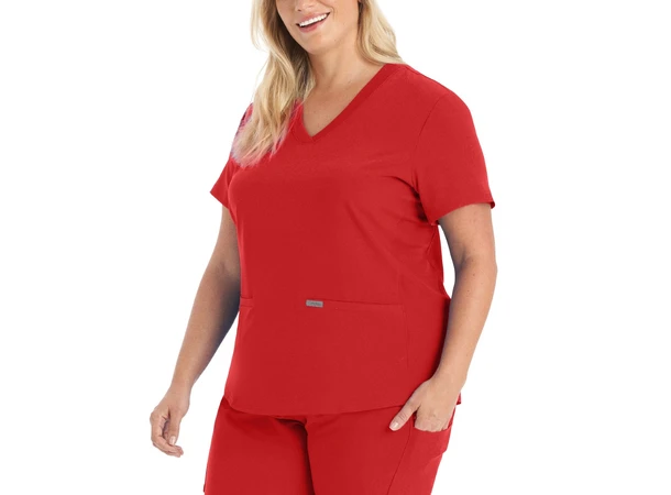 Forward Dametunika med buet V-hals Red M 