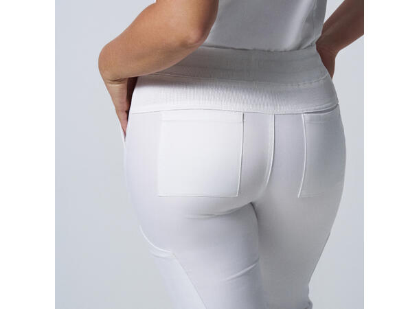 ProFlex bukse med strikk i ben White M 