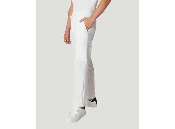 V-Tess herrebukse med strikk og snøring White L 