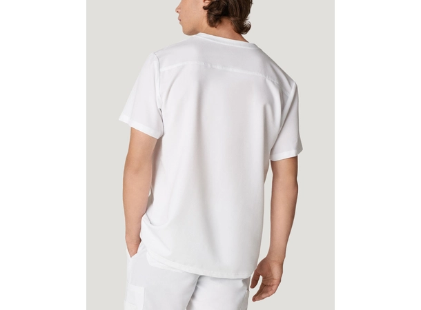 V-Tess tunika med V-hals og brystlomme White M 