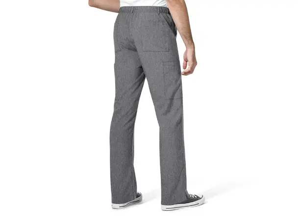 W123 Herrebukse med rette ben Charcoal Heather M 