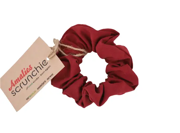 Amalies Scrunchie Burgunder One Size 