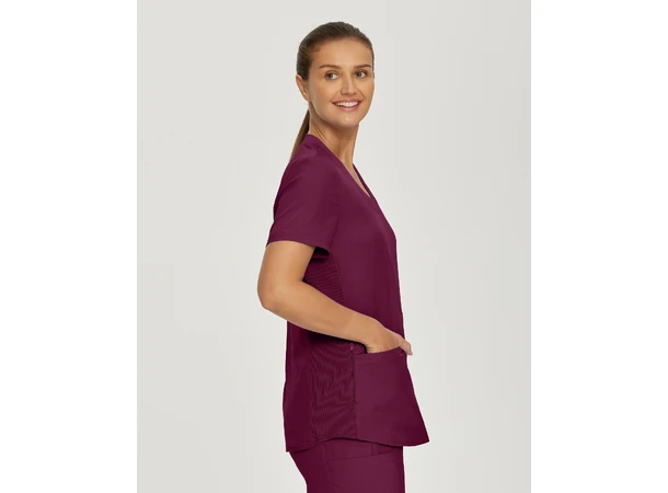 Forward Dametunika med buet V-hals Wine S 