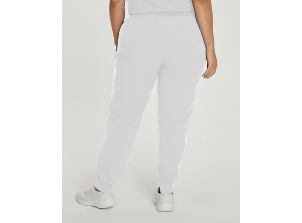 Marvella bukse med bred strikk i ben White XS 