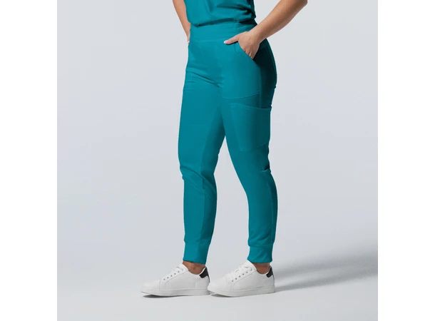 ProFlex Damebukse med strikk i ben Teal L 