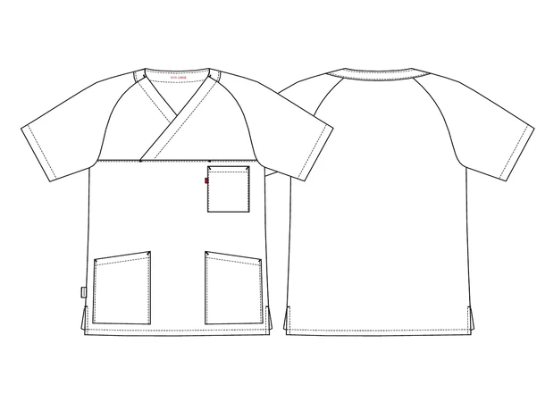 Standard Helsekittel Pale Blue XXL 