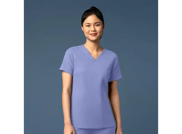 Thrive Dametunika med frontlommer Ceil Blue XXL 