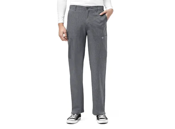 W123 Herrebukse med rette ben Charcoal Heather L 