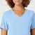 Renew Dametunika med V-hals og sidelomme Powder Blue XS 