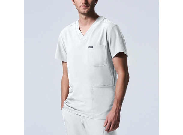 Forward Herretunika med V-hals White M 