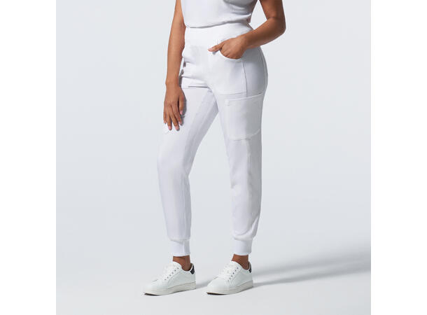 Forward bukse med elastikk i ben White XL 