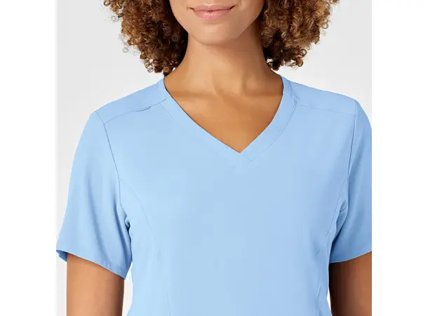 Renew Dametunika med V-hals og sidelomme Powder Blue XS 