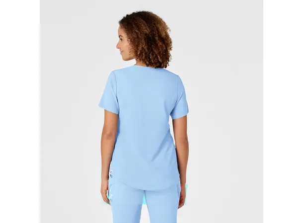 Renew Dametunika med V-hals og sidelomme Powder Blue XS 
