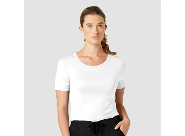 Stretchy Bomull T-shirt White XS 