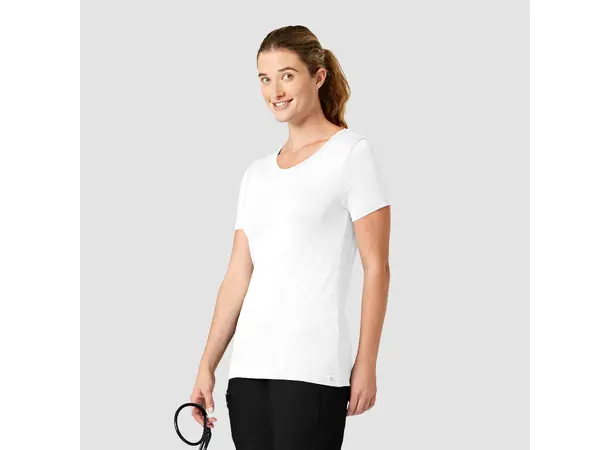 Stretchy Bomull T-shirt White XS 