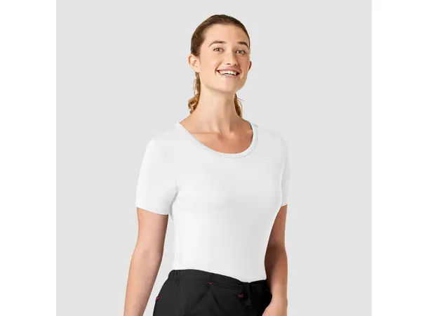 Stretchy Bomull T-shirt White XS 