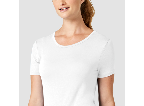 Stretchy Bomull T-shirt White XS 
