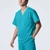 ProFlex Herretunika med brystlomme Teal XS 