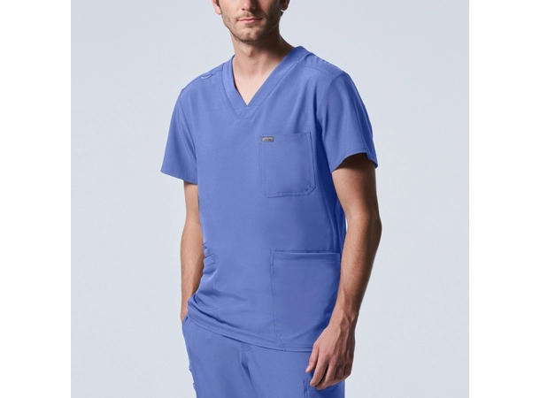 Forward Herretunika med V-hals Ceil Blue S 