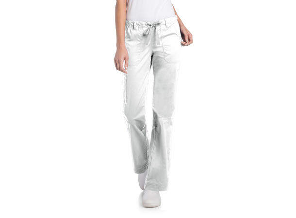 Pre-Washed bukse med lårlomme White XS 