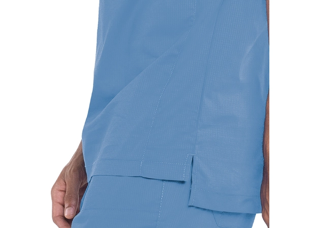 Stretchy herre tunika med V-hals Ceil Blue L 