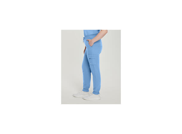 V-Tess bukse med strikk i ben Ceil Blue XL 