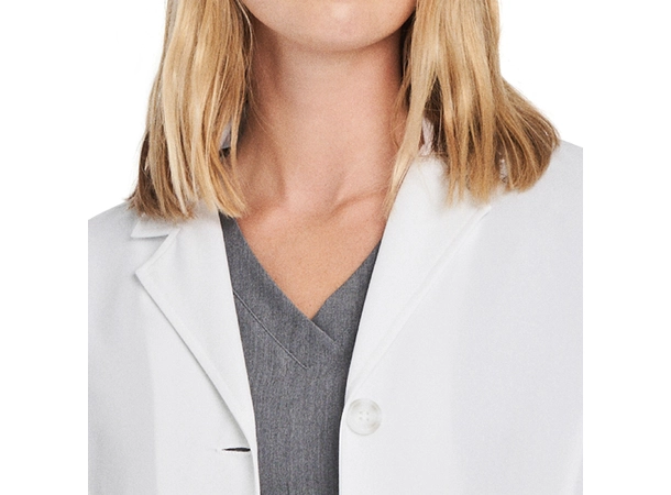 V-Tess legefrakk dame White L 