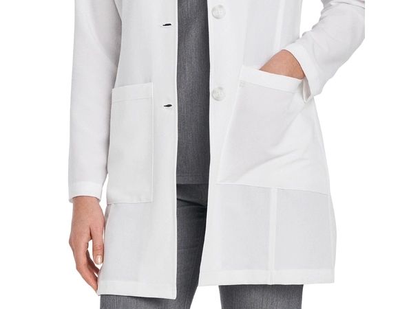 V-Tess legefrakk dame White L 