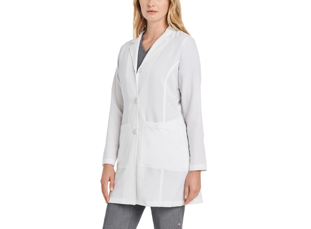 V-Tess legefrakk dame White L 
