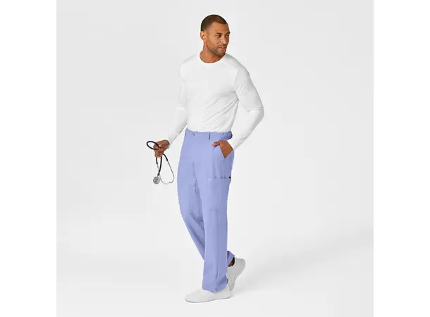 W123 Herrebukse med rette ben Ceil Blue M 