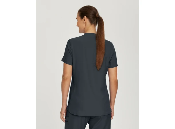 Forward Dametunika med buet V-hals Pewter S 