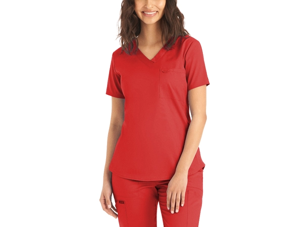 ProFlex Dametunika med brystlomme True Red M 