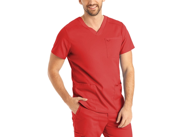 ProFlex Herretunika med fire lommer True Red M 