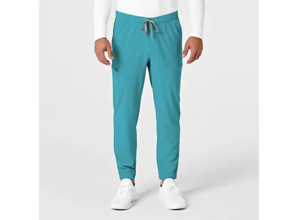 Renew Herrebukse med strikk i ben Teal Blue M 