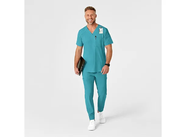 Renew Herrebukse med strikk i ben Teal Blue M 