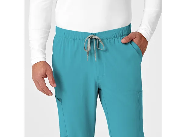 Renew Herrebukse med strikk i ben Teal Blue M 