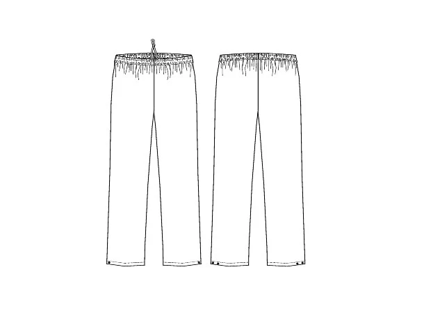 Unisex Joggebukse Hvit S 