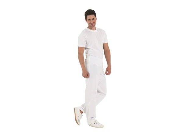 Unisex Joggebukse Hvit S 