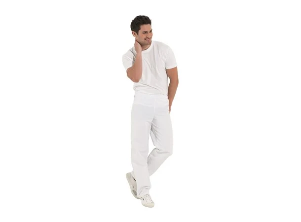 Unisex Joggebukse Hvit S 