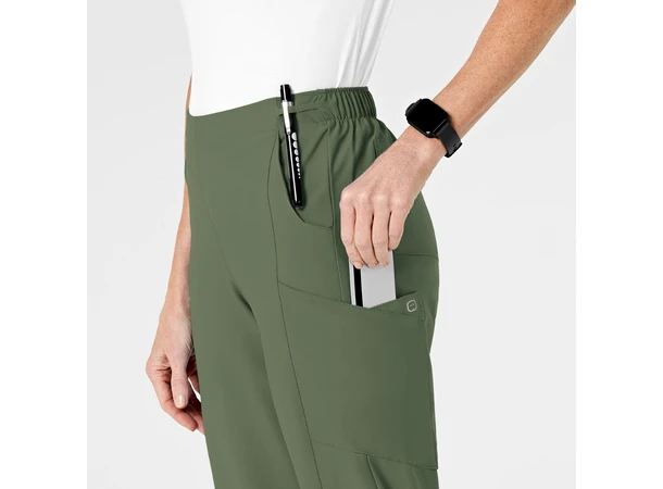 W123 Damebukse med rette ben Olive S 